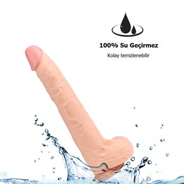  Realistik Titreşimsiz PenisLilituShop29,5 cm Gerçekçi Kalın Dildo Penis - Bart